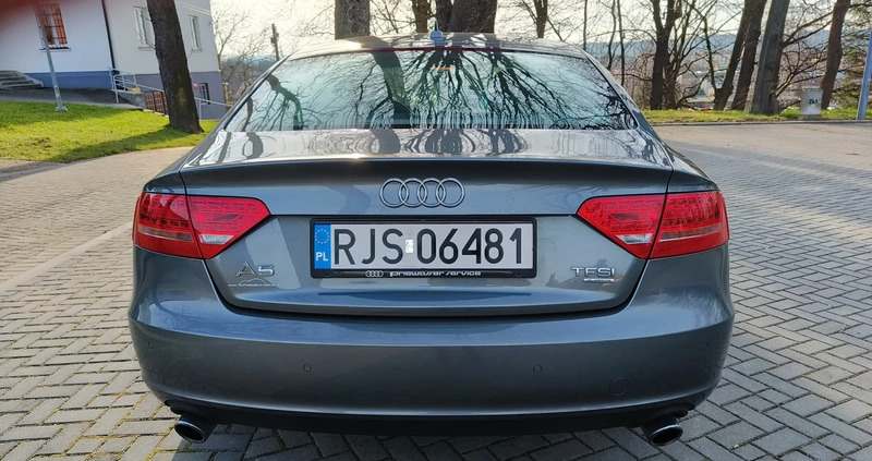 Audi A5 cena 43700 przebieg: 230000, rok produkcji 2011 z Jasło małe 46
